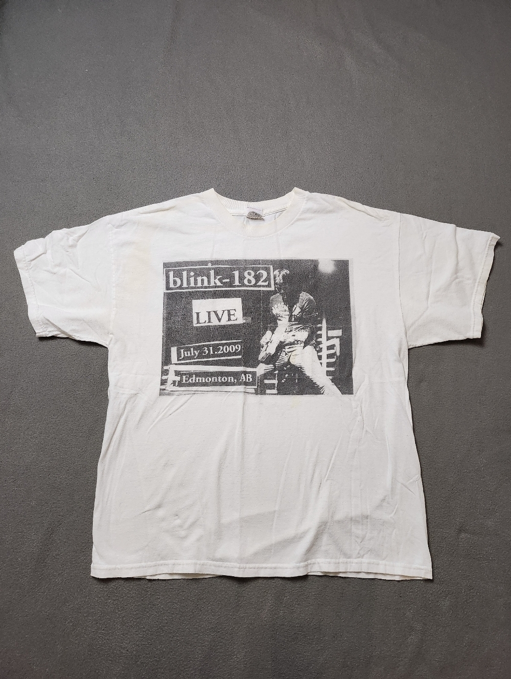 Limited release Blink 182 tour shirt - Edmonton, 2009.